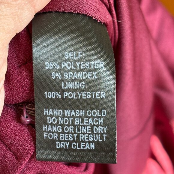 LULUS Aveline Off the Shoulder Maxi Dress in Burgundy SZ S - Picture 10 of 13